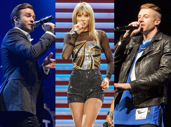 Macklemore & Ryan Lewis, Rihanna, Taylor Swift Macklemore & Ryan Lewis, Rihanna, Taylor Swift